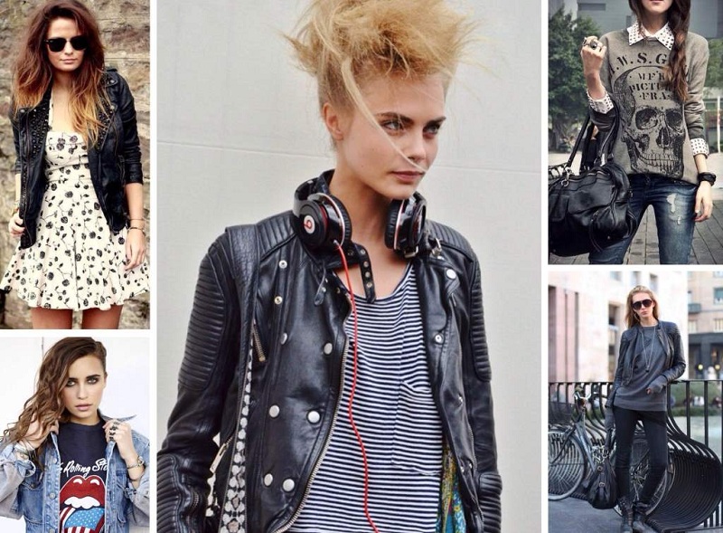Glam Rock Style In Clothes For Girls
