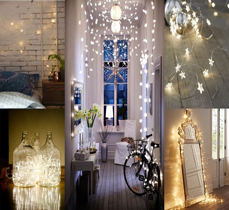10 decorating ideas with Christmas lights in your day to day