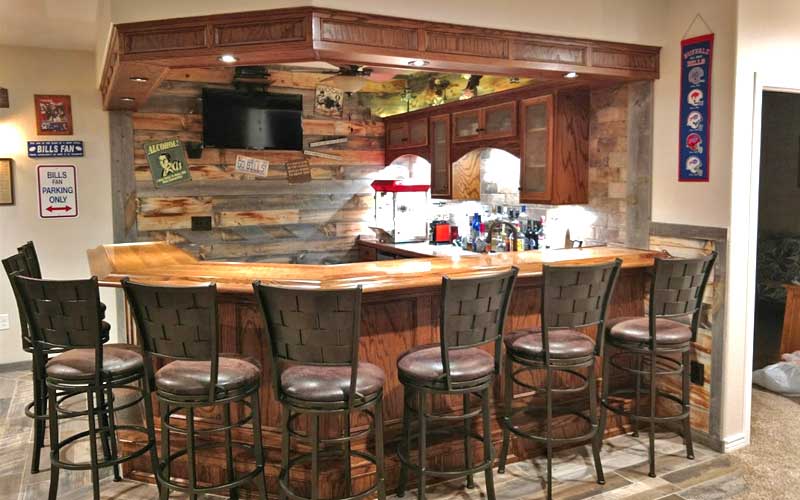 discover rustic wooden bars