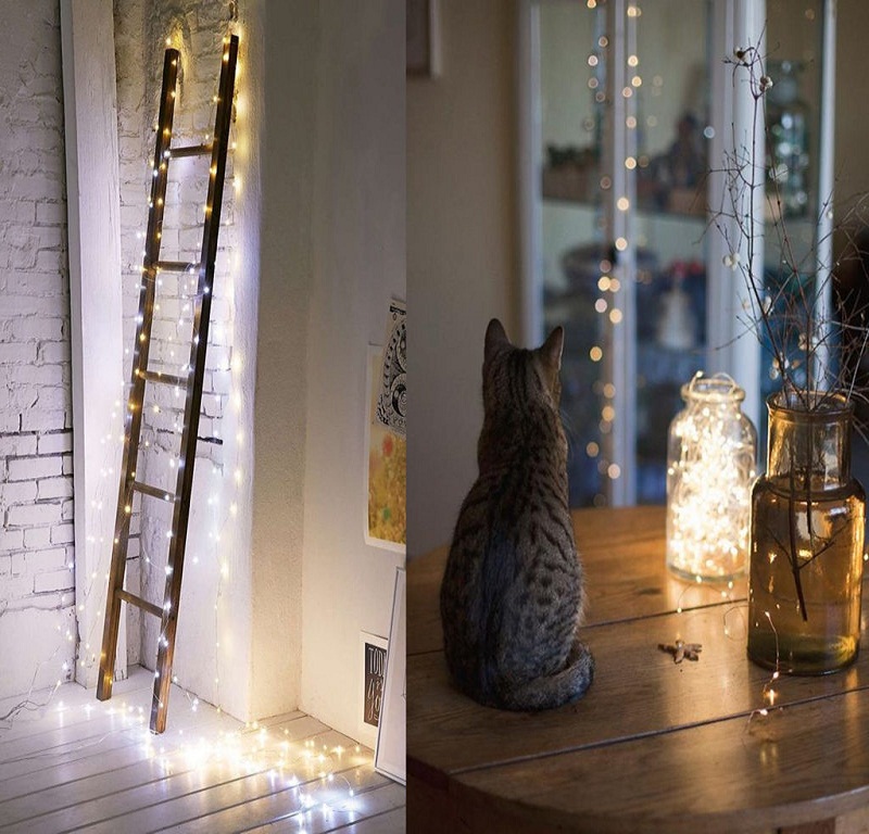 decorating ideas with Christmas lights