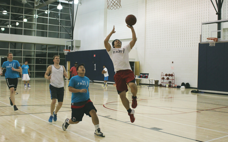 the mini basketball