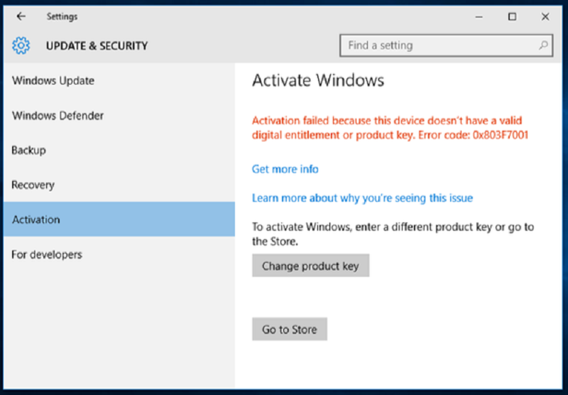 remove windows 10 activation