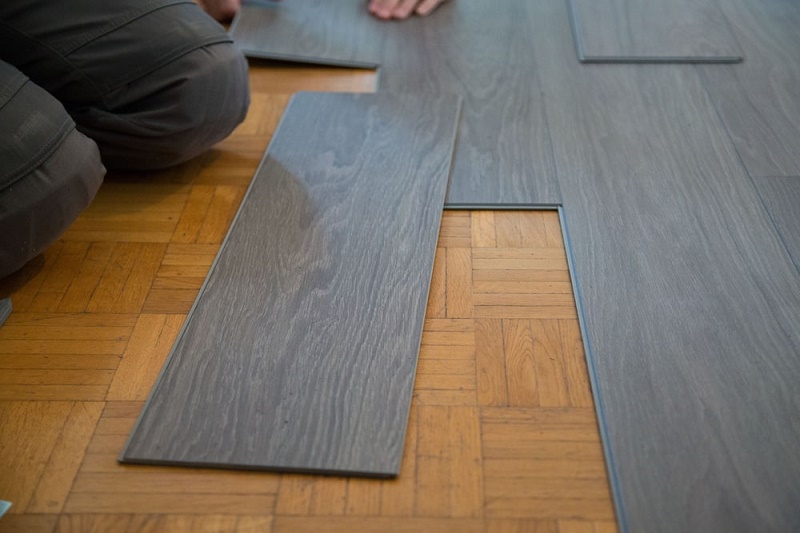 Laminated floor