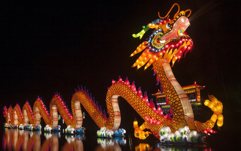 the New Year's traditions in China