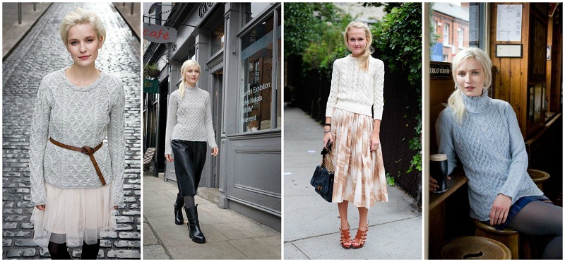 How To Wear A Sweater With A Skirt?