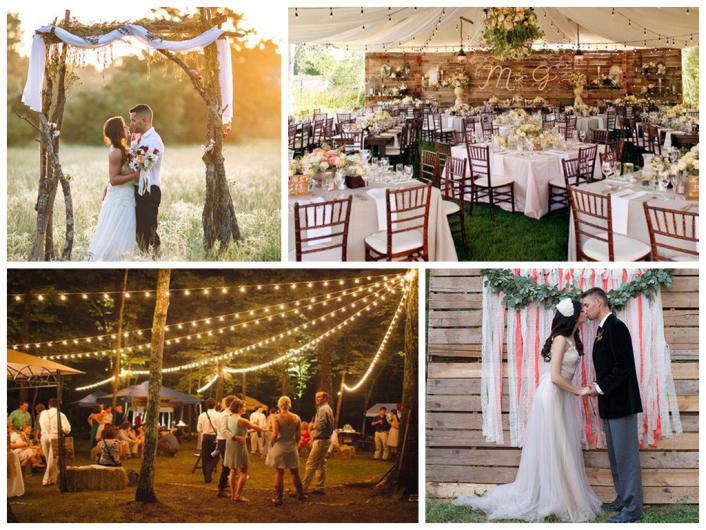 Rustic Style In Wedding Decoration