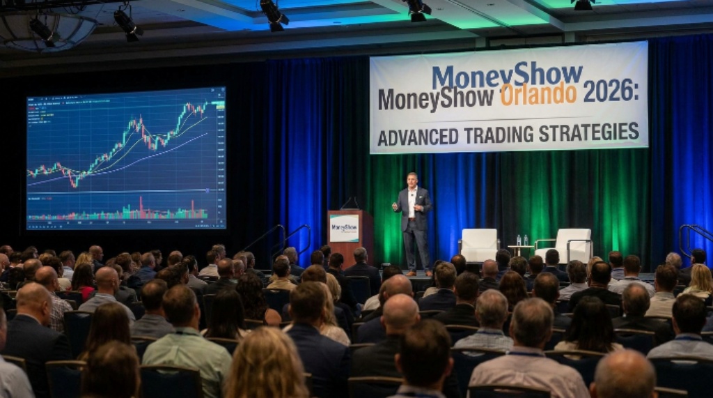 Expert speaker presenting trading strategies at MoneyShow Orlando 2026