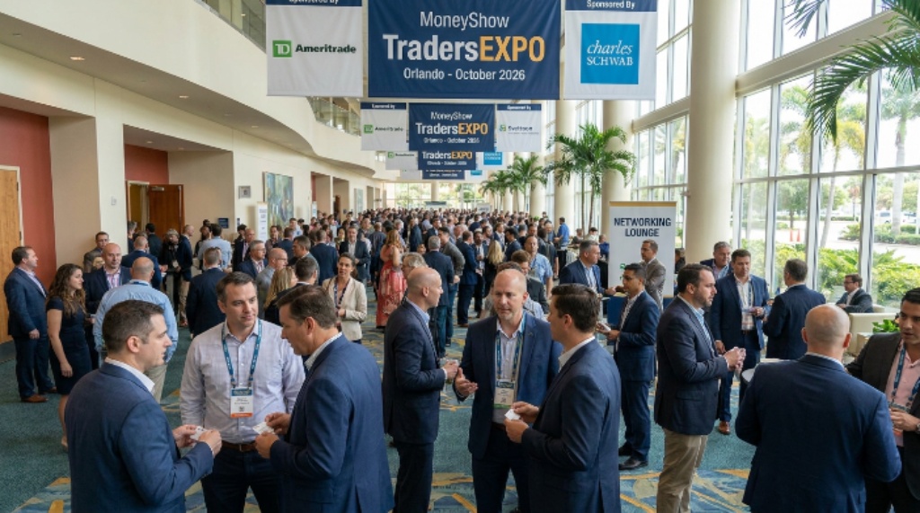 Investors networking at MoneyShow TradersEXPO Orlando October 2026