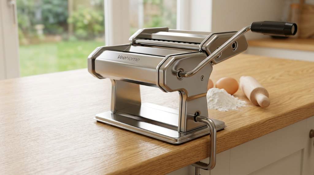 VeoHome pasta drying rack and ravioli maker accessories